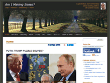Tablet Screenshot of amimakingsense.com.au